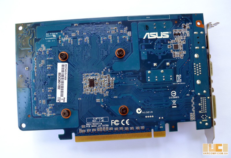 Фото 2. Игровая видеокарта Asus GeForce GT440 GDDR3 1024MB (128bit)