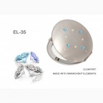 Металлические зеркальца EL-30 EL-37 украшены вручную кристаллами Swarovski Elements