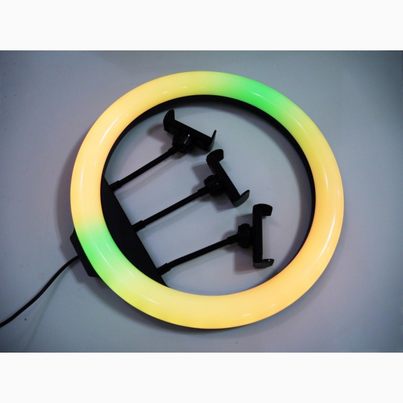 Фото 9. Кольцевая LED лампа RGB MJ36 36см 3 крепл.тел USB