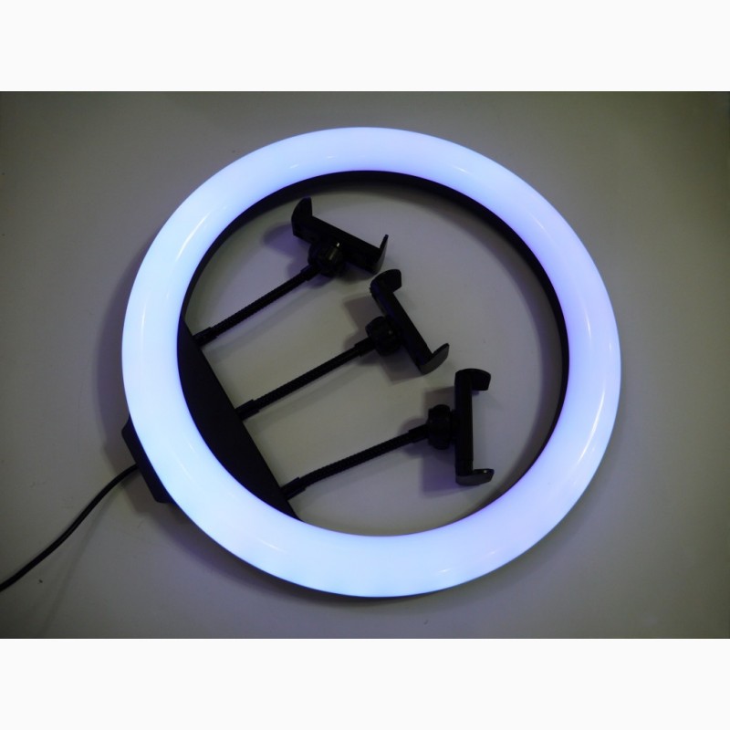 Фото 11. Кольцевая LED лампа RGB MJ36 36см 3 крепл.тел USB