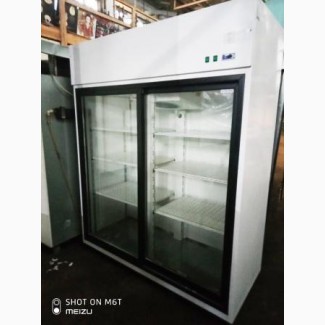Холодильник для напитков со стеклянными дверьми Igloo OLA 1400.2 S/B AG