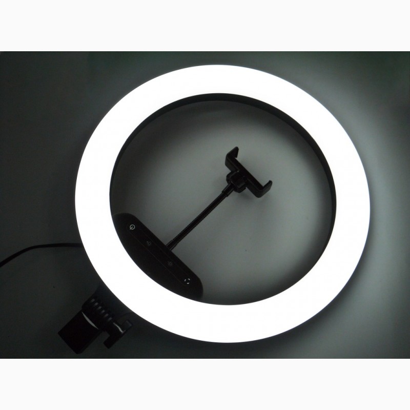 Фото 2. Кольцевая LED лампа AL-360 36см 220V 1 крепл.тел + пульт