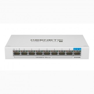 Новый надежный свитч Keenetic PoE+ Switch 9