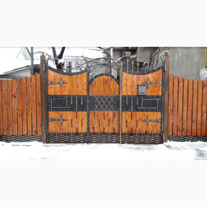 Фото 18. Ворота распашные, ворота откатные, навесы, козырьки, заборы, калитки, балконные ограждения