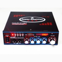 Усилитель UKC AV-316BT - Bluetooth, USB, SD, FM, MP3! Караоке 2х канальный