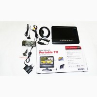 9, 5 Портативный TV 901/911 USB+SD + батарея