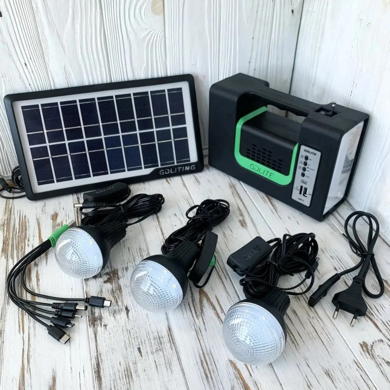 Фото 8. Автономная портативная солнечная система Solar GDLite GD10 + FM радио + Bluetooth