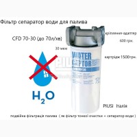 CF60 (до 60л/хв) 10мкм Фільтр тонкого очищення для дизпалива, бензину, масел, біодизеля