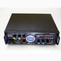 Усилитель звука Sonixin AV-339BT + USB + КАРАОКЕ 2микрофона Bluetooth