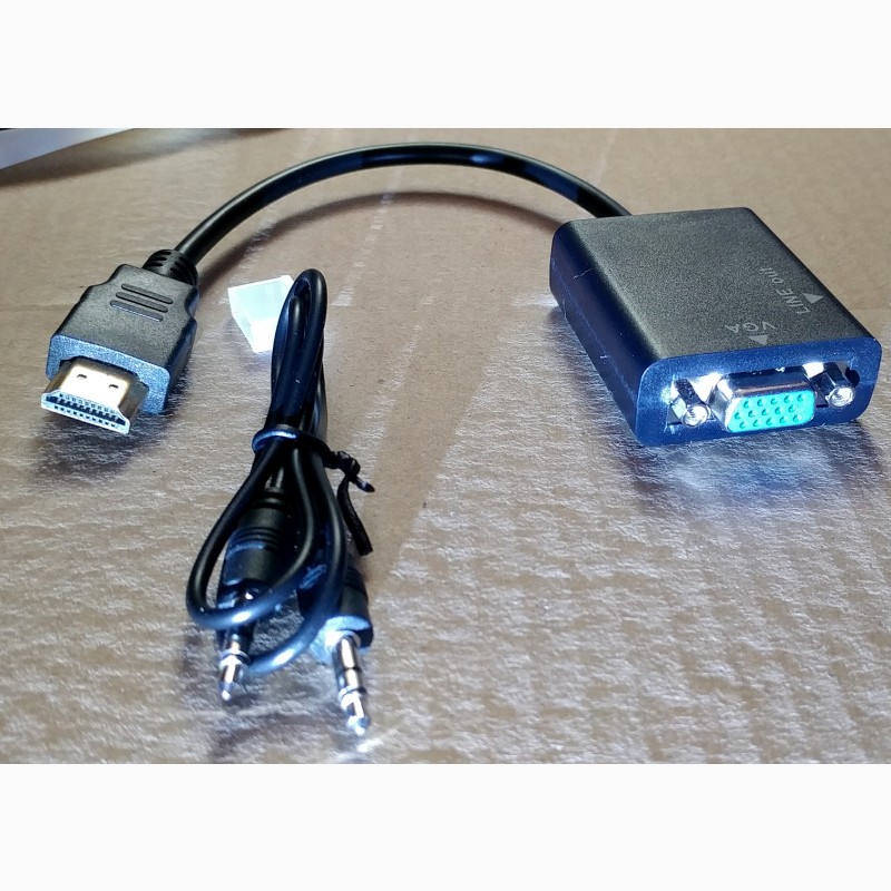 Фото 2. HDMI - VGA переходник для подключения к мониторам приставок, тюнеров