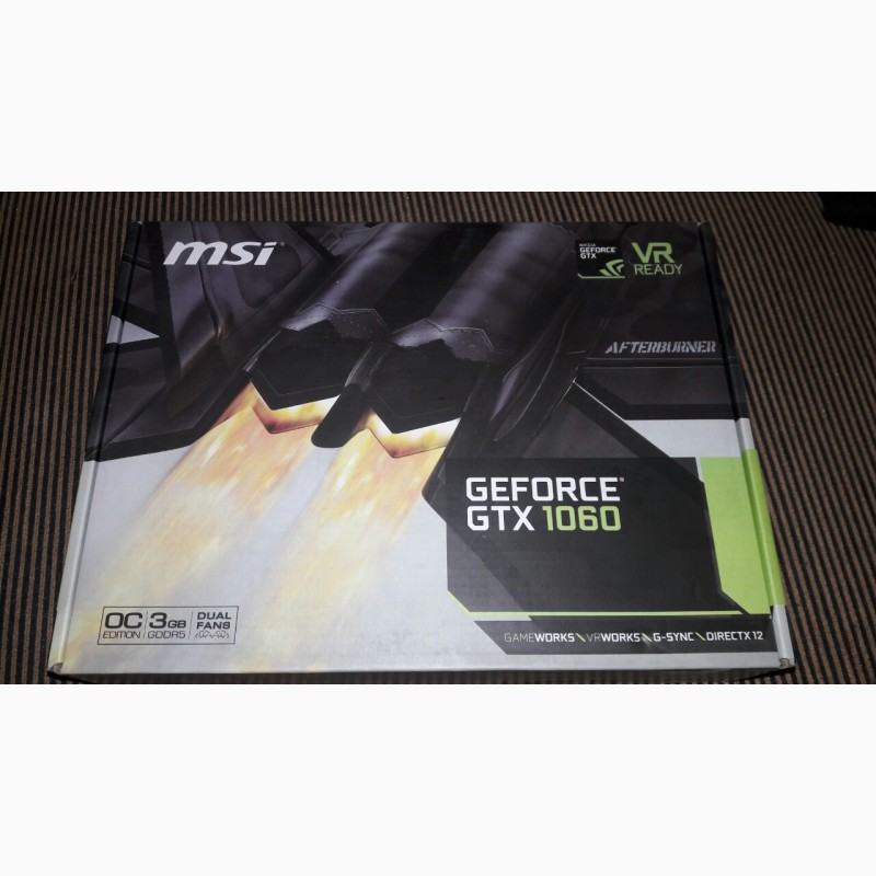 Фото 3. Видеокарта MSI GeForce GTX 1060 3GB