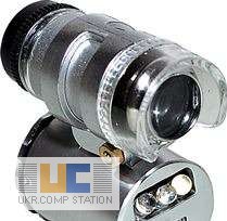 Фото 4. Карманный микроскоп MG 9882 60X с LED и ультрафиолетовой подсветкой