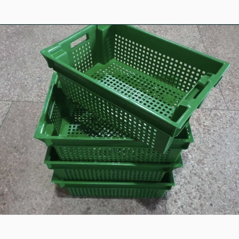 Фото 11. Харчові пластикові ящики для м#039;яса молока риби ягід овочів