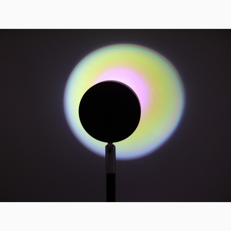 Фото 3. Лампа LED для селфи еффект солнца RGB + пульт (F-20) 23см