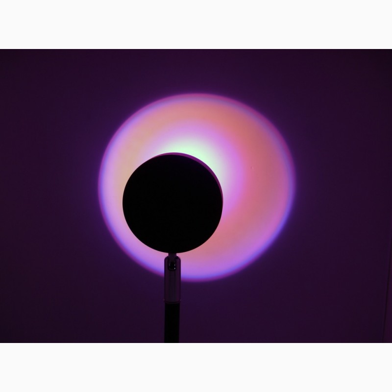 Фото 9. Лампа LED для селфи еффект солнца RGB + пульт (F-20) 23см