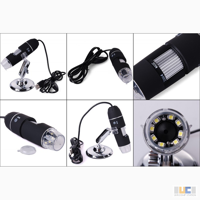 Фото 6. Цифровой микроскоп USB Magnifier SuperZoom 50-500X с LED подсветкой