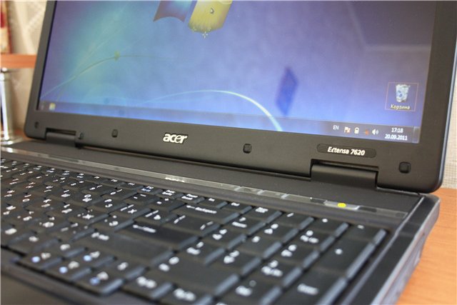 Фото 3. Большой Медиа игровой ноутбук Acer Extensa7620G
