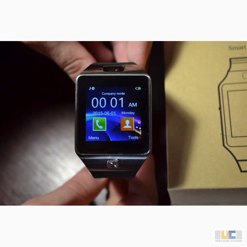 Фото 5. Наручные часы-телефон DZ09 Smart Watch