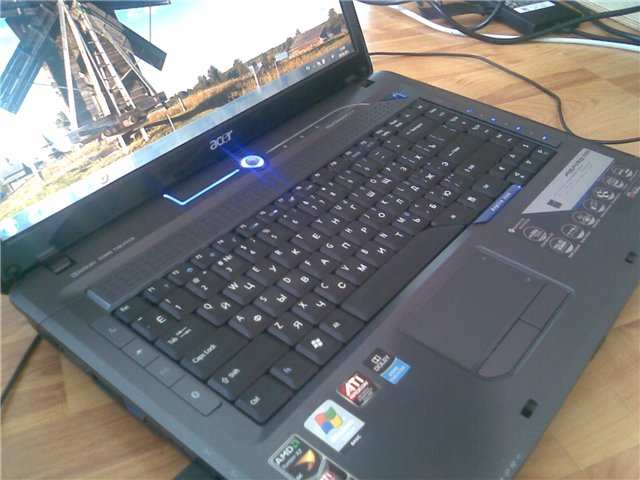 Фото 3. Игровой ноутбук Acer Aspire 5530G(батарея 1 час)