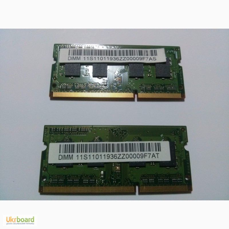 Фото 2. Оперативная память DDR 3, планки 1гб 2шт по 120 грн