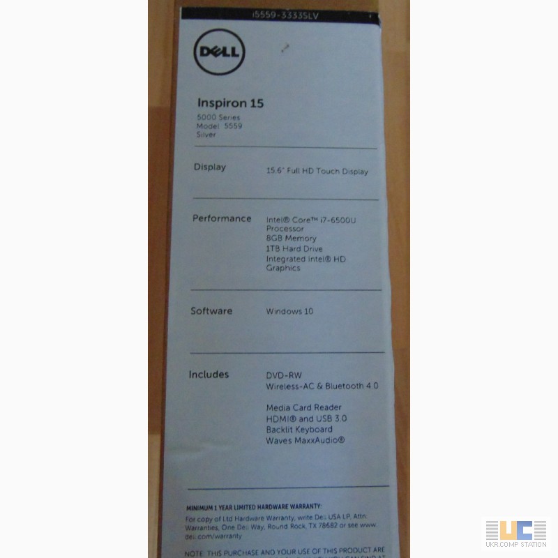 Фото 5. Новый Ноутбук Dell Core i7, 15, 6 FHD Touchscreen