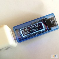 USB тестер KWS-V20 измеритель емкости, амперметр, вольтметр