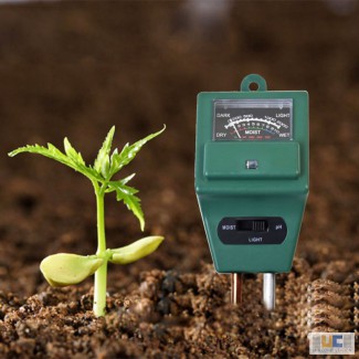 Измеритель кислотности pH, влажности, освещенности почвы