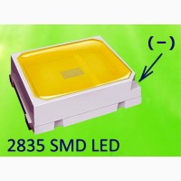 Светодиоды SMD 2835 6в, 9в, 18в, 36в для ремонта лампочек