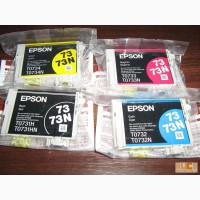 Набор оригинальных картриджей Epson t073n. Дешевле магазинов!