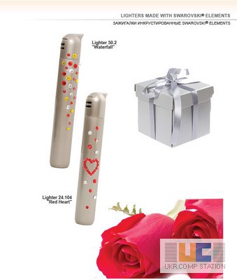 Фото 10. Подарки на День Святого Валентина зажигалки, зеркальца от ELenpipe со Swarovski