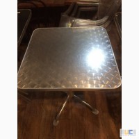 Продам алюминиевые столы бу для кафе