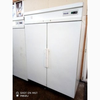 Шкаф холодильный Polair ШХ-1, 4 б/у двухдверный белого цвета