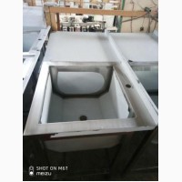 Стол-мойка из нержавеющей стали (AISI 201)