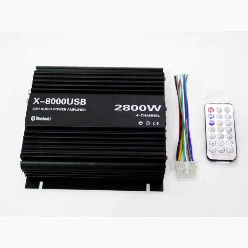 Фото 6. Усилитель X-8000USB - Bluetooth, USB, SD, FM, MP3! 2800W 4х канальный