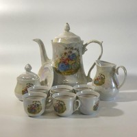 Антикварний чайний сервіз від польської марки Wloclawek Porcelana