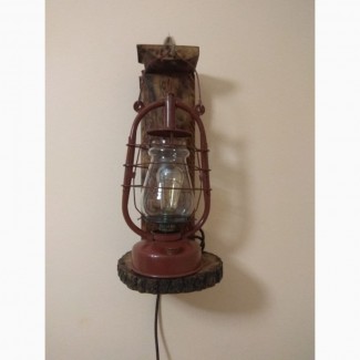 Гасова лампа електрична настінна лофт гасовий ліхтар