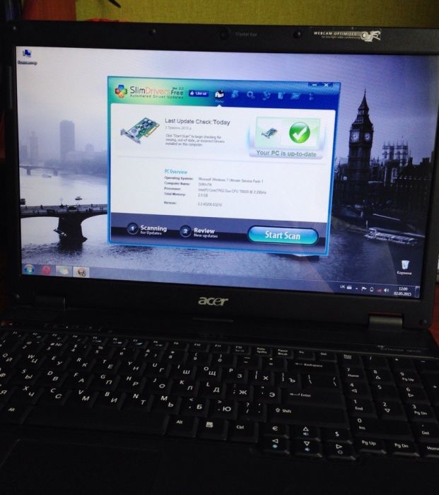 Фото 3. Игровой красивый ноутбук, в прекрасном состоянии Acer Extensa 5635G